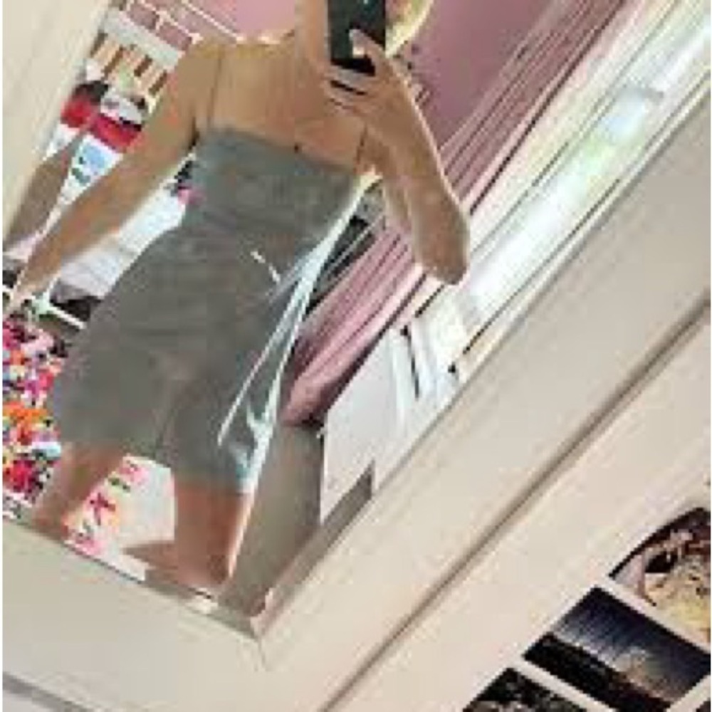 Lunachix Velour Grey,Tank Top Dress, Zumiez Gray Sleeveless Dress,EUC,Size Large - Picture 5 of 12